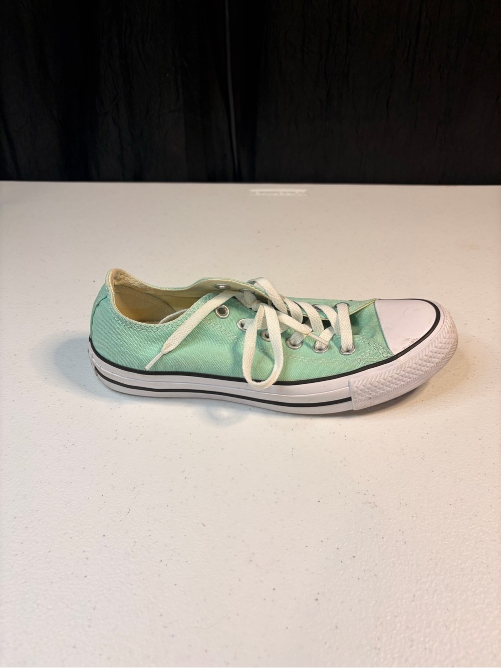 Converse Chuck Taylor All Star Low Top Mint Green Canvas Sneakers Women's Size 6 - Picture 6 of 10